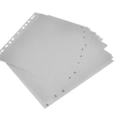 SEPARADOR NUMERICO Q-CONNECT PLASTICO 1-12 JUEGO DE 12 SEPARADORES DIN A4 MULTITALADRO