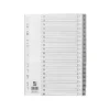 Separador Q-Connect Numerico 1-20 A4 multitaladro