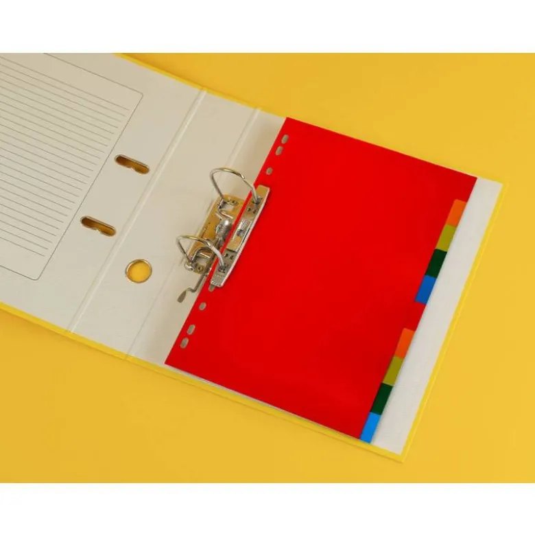 SEPARADOR Q-CONNECT PLASTICO JUEGO DE 10 SEPARADORES DIN A4 MULTITALADRO