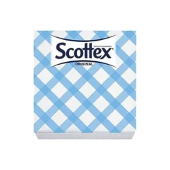 SERVILLETA SCOTTEX ESTILO DECORADA 1 CAPA 30X30 CM PAQUETE DE 64 UNIDADES