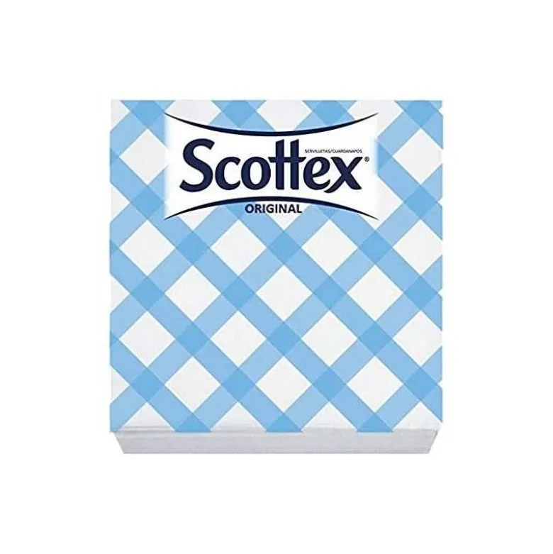 SERVILLETA SCOTTEX ESTILO DECORADA 1 CAPA 30X30 CM PAQUETE DE 64 UNIDADES
