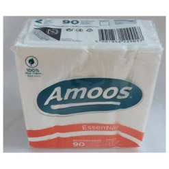 Servilletas de papel Amoos Color blanco