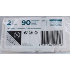 Servilletas de papel Amoos Color blanco