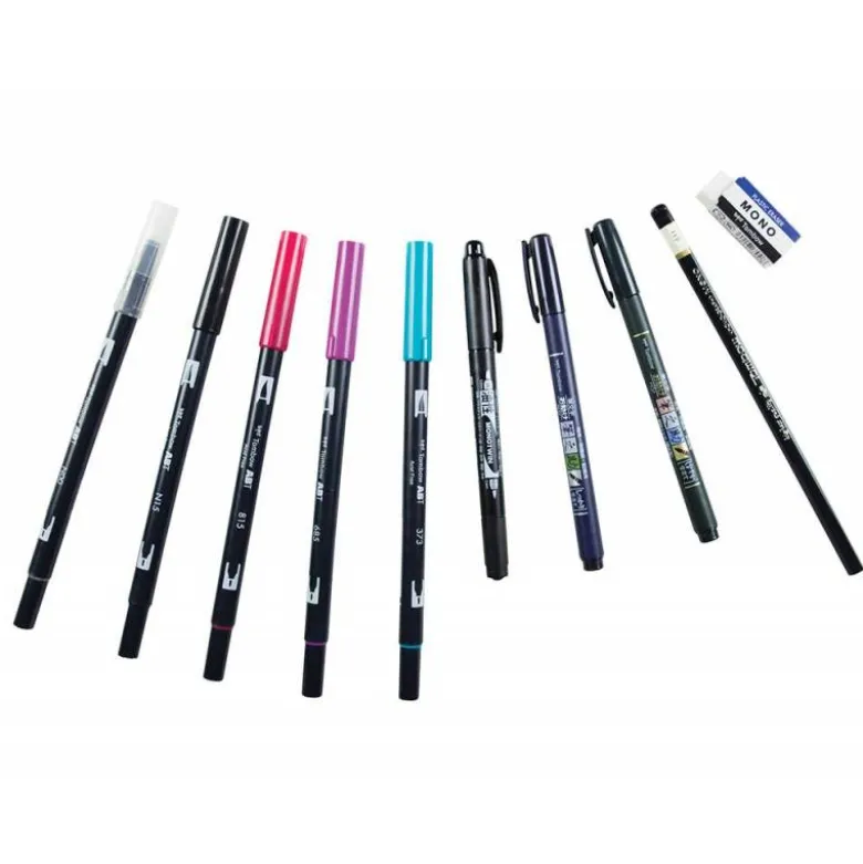 SET LETTERING TOMBOW ADVANCED 10 PIEZAS