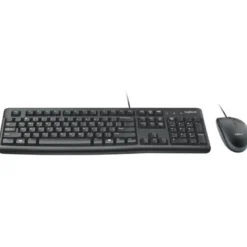 Set teclado + raton con cable Logitech color Negro