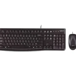 Set teclado + raton con cable Logitech color Negro