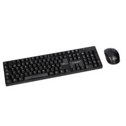 SET TECLADO + RATON INALAMBRICO Q-CONNECT 2.4G NEGRO COMPATIBLE WINDOWS 98 / NT / ME / 2000 / XP / 7 /