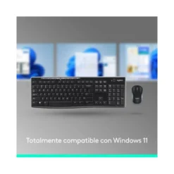 SET TECLADO + RATON LOGITECH MK270 INALAMBRICO NEGRO