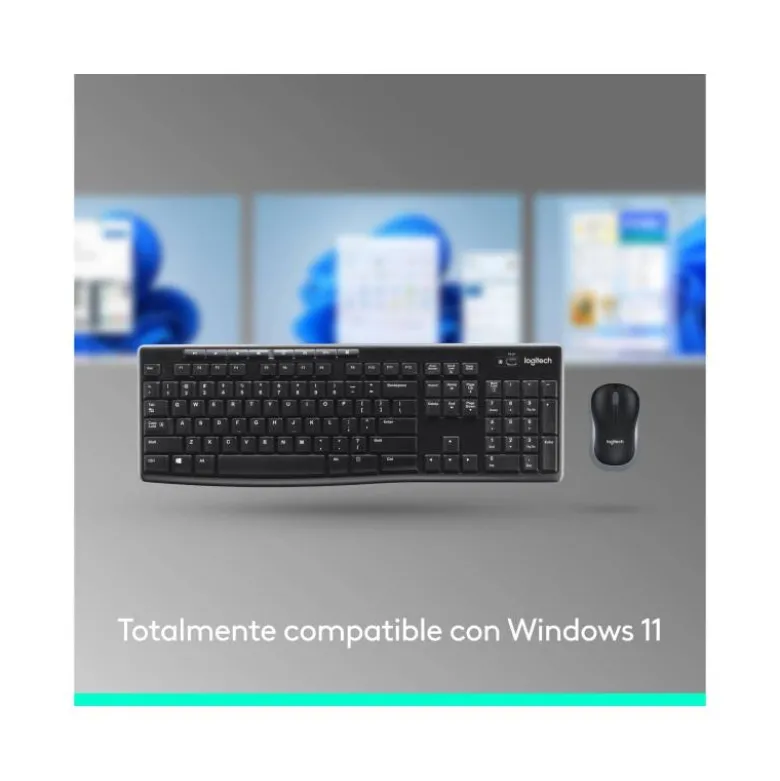 SET TECLADO + RATON LOGITECH MK270 INALAMBRICO NEGRO