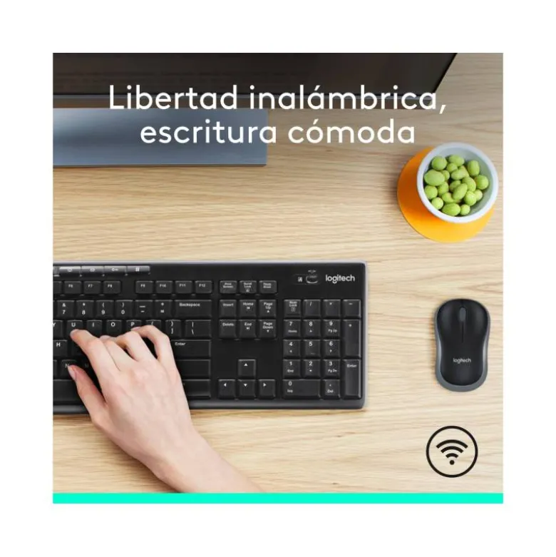 SET TECLADO + RATON LOGITECH MK270 INALAMBRICO NEGRO