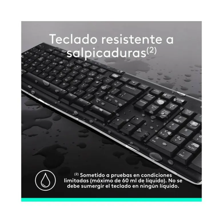 SET TECLADO + RATON LOGITECH MK270 INALAMBRICO NEGRO