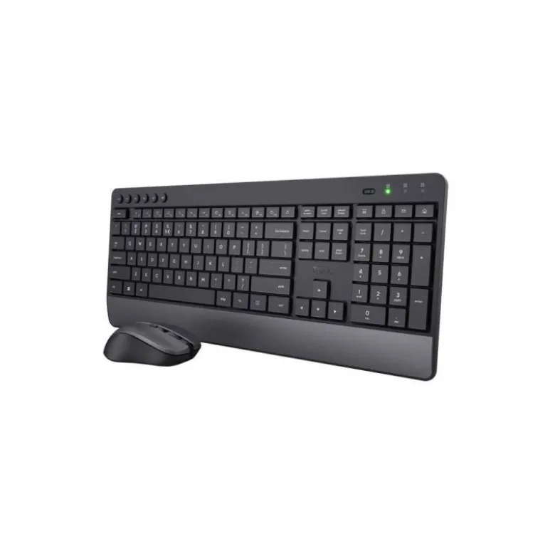 SET TECLADO + RATON TRUST TREZO INALAMBRICO ECO USB MICRO COLOR NEGRO