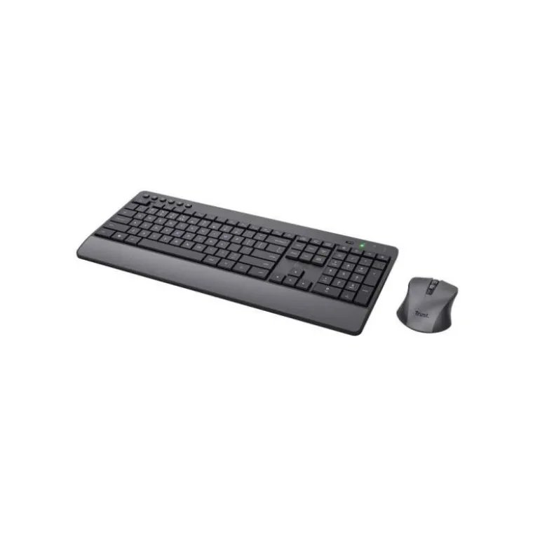 SET TECLADO + RATON TRUST TREZO INALAMBRICO ECO USB MICRO COLOR NEGRO