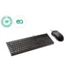 SET TECLADO Y RATON KENSINGTON KM100 EQ ECOLOGICO CON CABLE COLOR NEGRO