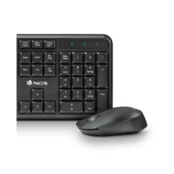 SET TECLADO Y RATON NGS ALLURE MULTIMEDIA INALAMBRICO USB NANO 2,4 GHZ COLOR NEGRO