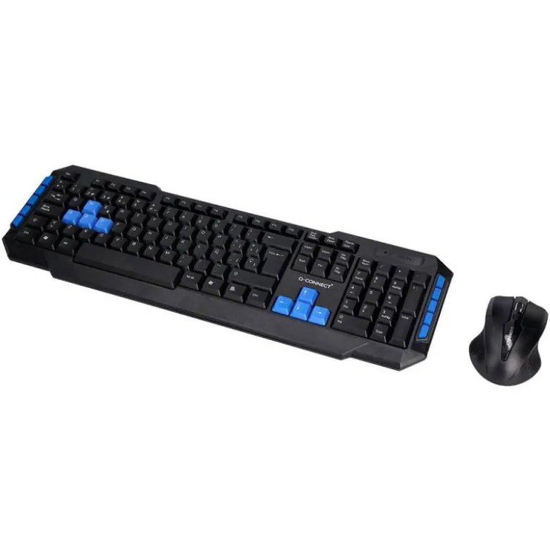 SET TECLADO Y RATON Q-CONNECT INALAMBRICO COMPATIBLE WINDOWS COLOR NEGRO