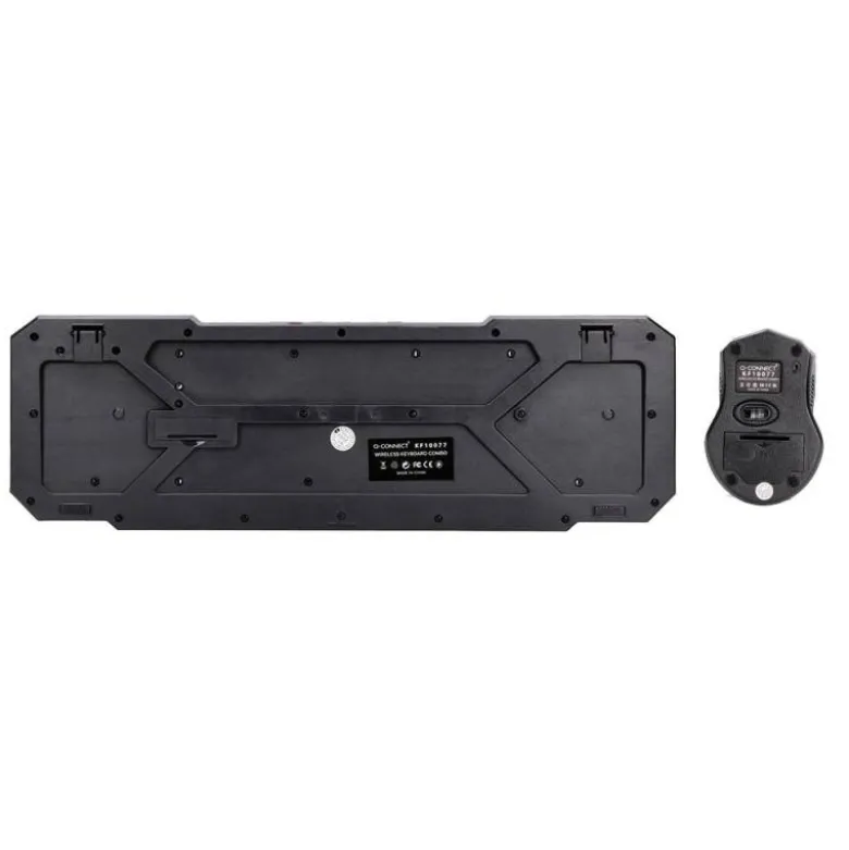 SET TECLADO Y RATON Q-CONNECT INALAMBRICO COMPATIBLE WINDOWS COLOR NEGRO