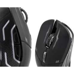SET TECLADO Y RATON Q-CONNECT GAMING CON CABLE E ILUMINACION LED COLOR NEGRO