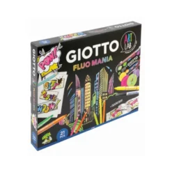 SET CREATIVO GIOTTO ART LAB FLUO MANIA