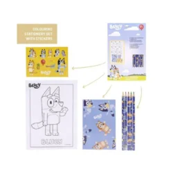 SET DE PAPELERIA COLOREABLE BLUEY