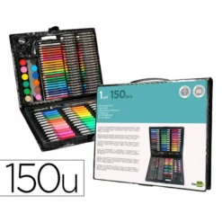 SET DE PINTURA LIDERPAPEL PLASTICO 150 PIEZAS 36X31X4 CM
