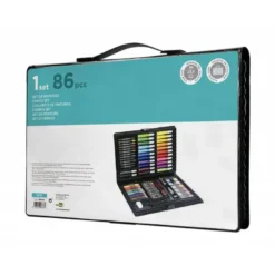 SET DE PINTURA LIDERPAPEL PLASTICO 86 PIEZAS 34X23X3,2 CM
