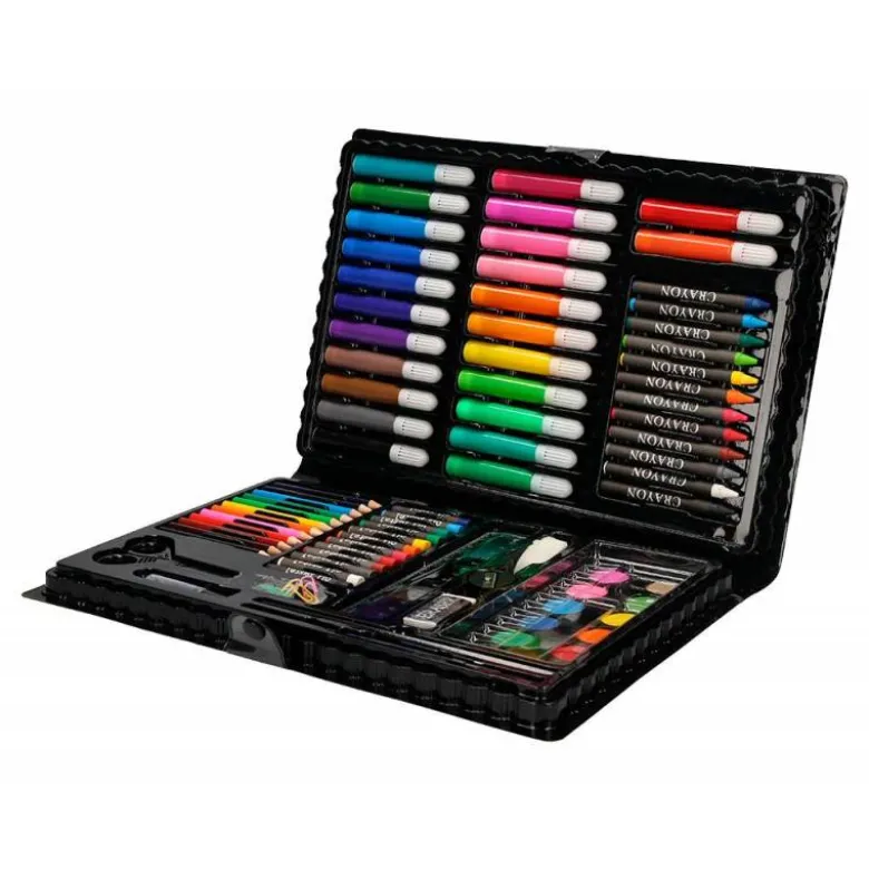 SET DE PINTURA LIDERPAPEL PLASTICO 86 PIEZAS 34X23X3,2 CM