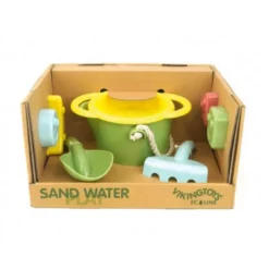 SET DE PLAYA VIKINGTOYS ECOLINE ECOLOGICO Y RECICLABLE 7 PIEZAS