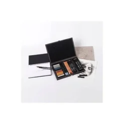 SET DIBUJO LYRA ESTUCHE DE MADERA CON 31 PIEZAS SURTIDAS