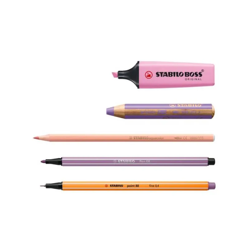 SET STABILO CREATIVO ARTY LINE PASTEL 50 UNIDADES SURTIDAS