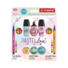 SET STABILO PASTEL LOVE MINI WORLD PEN 68 / POINT 88 / BOSS 18 UNIDADES SURTIDAS