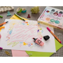 SET STABILO PASTEL LOVE MINI WORLD PEN 68 / POINT 88 / BOSS 18 UNIDADES SURTIDAS