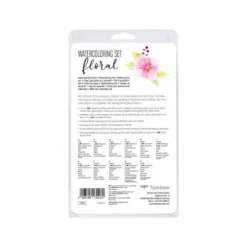 SET WATERCOLORING TOMBOW SET FLORAL 9 PIEZAS