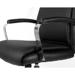 SILLA DIRECCION Q-CONNECT LEO RESPALDO ALTO REGULABLE EN ALTURA 1170 + 80 MM ALTO ANCHO 650 MM PROFUNDIDAD 700