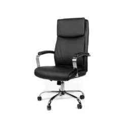 SILLA DIRECCION Q-CONNECT LEO RESPALDO ALTO REGULABLE EN ALTURA 1170 + 80 MM ALTO ANCHO 650 MM PROFUNDIDAD 700