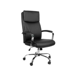 SILLA DIRECCION Q-CONNECT LEO RESPALDO ALTO REGULABLE EN ALTURA 1170 + 80 MM ALTO ANCHO 650 MM PROFUNDIDAD 700