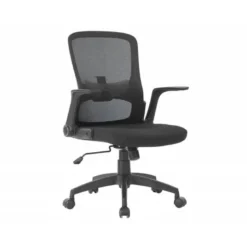 SILLA GIRATORIA Q-CONNECT BASE METAL REGULABLE EN ALTURA 910+75MM ALTO 610MM ANCHO 550MM PROFUNDIDAD