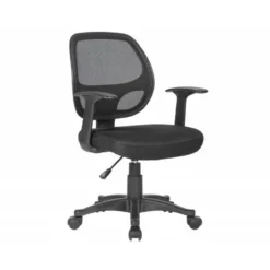 SILLA GIRATORIA Q-CONNECT CON RUEDAS Y RESPALDO MEDIO REGULABLE EN ALTURA 870+120MM ALTO 550MM ANCHO 590MM PROFUNDIDAD
