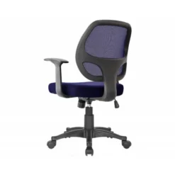 SILLA GIRATORIA Q-CONNECT CON RUEDAS Y RESPALDO MEDIO REGULABLE EN ALTURA 870+120MM ALTO 550MM ANCHO 590MM PROFUNDIDAD