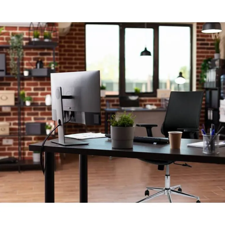 SILLA GIRATORIA Q-CONNECT RESPALDO MEDIO DE SIMILPIEL REGULABLE EN ALTURA 980+100X630X625 MM COLOR