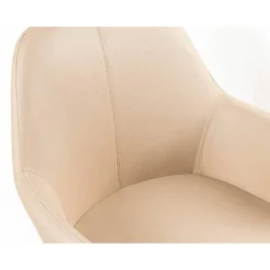 SILLA Q-CONNECT CONFIDENTE SIEMIONE BASE METALICA ALT MAX 820 ANC 570 PROF 580 COLOR MARRON ARENA