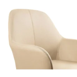 SILLA Q-CONNECT CONFIDENTE SIEMIONE BASE METALICA ALT MAX 820 ANC 570 PROF 580 COLOR MARRON ARENA