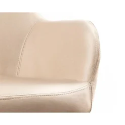SILLA Q-CONNECT CONFIDENTE SIEMIONE BASE METALICA ALT MAX 820 ANC 570 PROF 580 COLOR MARRON ARENA
