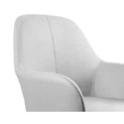 SILLA Q-CONNECT CONFIDENTE SIEMIONE BASE METALICA ALT MAX 820 ANC 570 PROF 580 COLOR GRIS CLARO