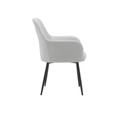 SILLA Q-CONNECT CONFIDENTE SIEMIONE BASE METALICA ALT MAX 820 ANC 570 PROF 580 COLOR GRIS CLARO