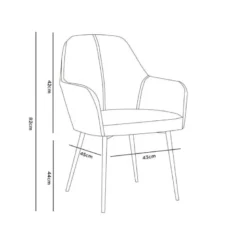 SILLA Q-CONNECT CONFIDENTE SIEMIONE BASE METALICA ALT MAX 820 ANC 570 PROF 580 COLOR GRIS CLARO
