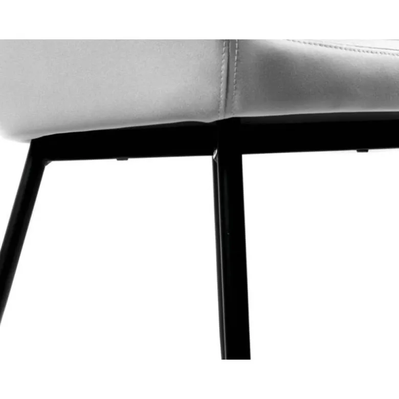 SILLA Q-CONNECT CONFIDENTE SIEMIONE BASE METALICA ALT MAX 820 ANC 570 PROF 580 COLOR GRIS CLARO