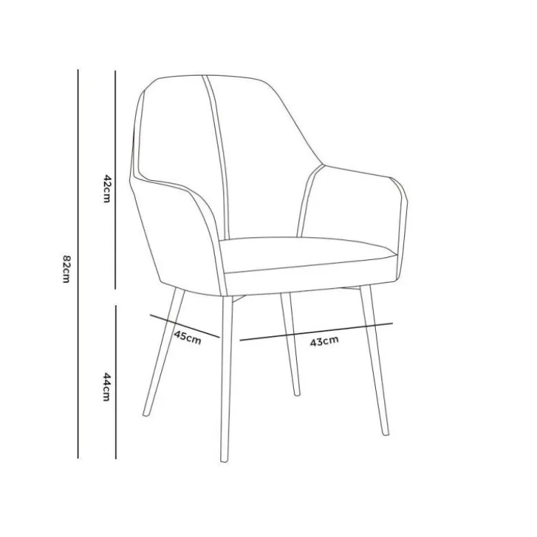 SILLA Q-CONNECT CONFIDENTE SIEMIONE BASE METALICA ALT MAX 820 ANC 570 PROF 580 COLOR GRIS OSCURO