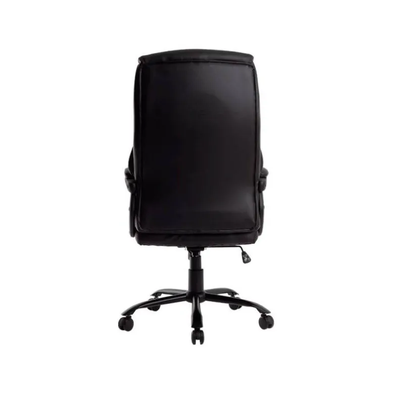 SILLA Q-CONNECT DIRECCION BOLZ ANO SIMIL PIEL BASE METALICA ALT MAX 1260 ANC 650 PROF 730 MM RUEDAS PREMIUM COLOR NEGRO
