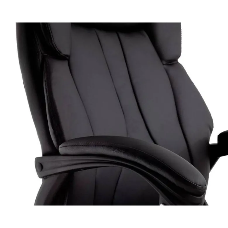 SILLA Q-CONNECT DIRECCION BOLZ ANO SIMIL PIEL BASE METALICA ALT MAX 1260 ANC 650 PROF 730 MM RUEDAS PREMIUM COLOR NEGRO
